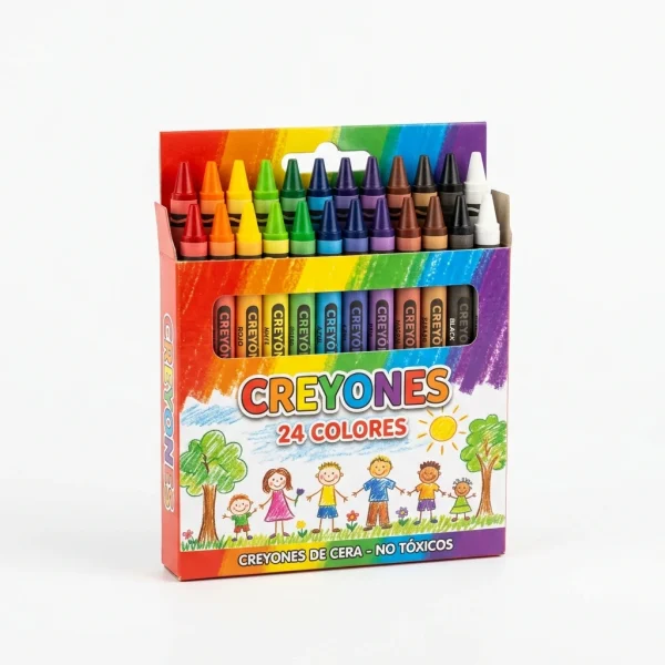 102/ Creyones 24 Colores